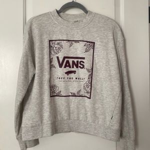 Grey Vans crewneck sweatshirt, size small